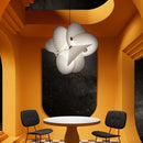 Axyaa Scandinavian Style Paper Chandelier Pendant Light for Dining Room and Kitchen