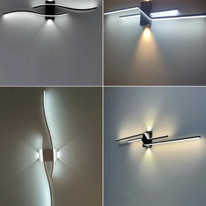 Axyaa Nordic LED Wall Lamp: Modern Home Lighting Fixture for Living Room, Bedroom, Kitchen