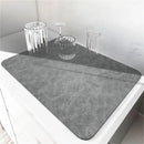 Axyaa Stripe Silicone Coasters Set, Simplistic Absorbent Table Mat & Mouse Pad