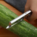 Axyaa Stainless Steel Peeler Grater Clip Kitchen Accessories