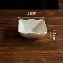 Axyaa Ceramic Dim Sum Plate Pastry Tray Snack Plate