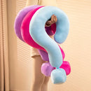 Axyaa Plush Question Mark Headrest U-shaped Pillow - Birthday Gift Option