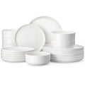 Axyaa 18/36-Piece Ceramic Dinnerware Set for 6/12, Plates, Bowls, Tableware