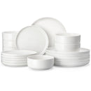 Axyaa 18/36-Piece Ceramic Dinnerware Set for 6/12, Plates, Bowls, Tableware