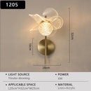 Axyaa Flower Shaped LED Wall Lamp - Modern Luxury Decorative Light for Home & Office
