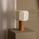 Axyaa Solid Wood Retro Table Lamp - Chinese Bedroom Living Room Wabi Sabi Style