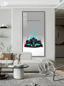 Axyaa Racing LED Wall Lamp for Modern Wall Decor