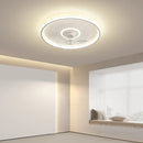 Axyaa White LED Ceiling Fan Light | 360° Rotation for Bedroom, Bathroom, Kitchen | Indoor Lighting Fixtures