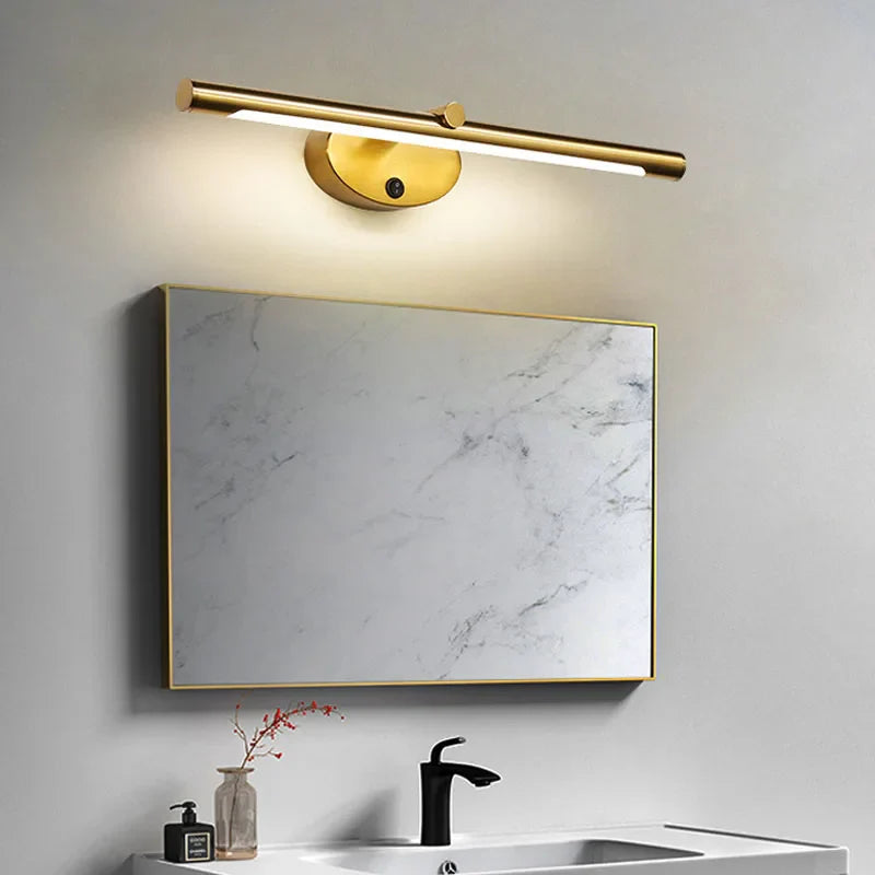 Axya LED Bathroom Wall Sconce with Touch Switch