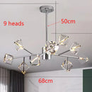 Axyaa Modern Ceiling Chandelier for Dining Room Living Room Indoor Lighting Fixtures