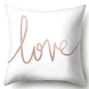Axyaa King Queen Moon Lip Printed Pillow Cover for Home Sofa Decor 45X45CM