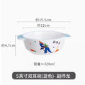 Axyaa Dinosaur Ceramic Children's Bowl - High Temperature Resistant, Cute & Versatile