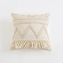 Axyaa Tufted Tassels Cushion Cover for Home Decor in Living Room Bedroom Sofa