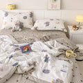 Axyaa Super Soft Cloud Cotton Summer Quilt 4-Piece Set