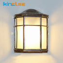 Axyaa Retro LED Wall Lamp: Vintage E27 Waterproof Sconce for Garden, Street, Porch & Courtyard