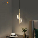 Axya Modern Copper Minimalist Pendant Light for Bedroom - Small, Light Luxury Design