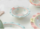 Axyaa Mini Pink Cutlery Set with Dessert & Fruit Plates & Bow-Shaped Meal Plate
