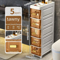 Axyaa Slim Storage Cabinet: Multi-Layer Side Rack & Organizer for Narrow Spaces