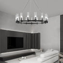 Axyaa Crystal Chandelier Pendant Lights LED Indoor Luxury Lighting Fixtures