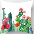 Axyaa Tropical Cactus Potted Pillowcase for Home and Office Decor