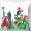 Axyaa Tropical Cactus Potted Pillowcase for Home and Office Decor