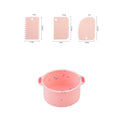 Axyaa Circular Silicone Cake Mold Set - 4PCS DIY Baking Tray & Oven Kit