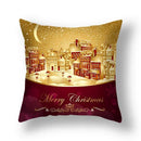 Axyaa Festive Christmas Pillow Case for Sofa Decor Merry Xmas Cushion Cover