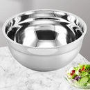 Axyaa Stainless Steel Salad Bowl Set - Ideal for Korean Cuisine and Baked Dishes