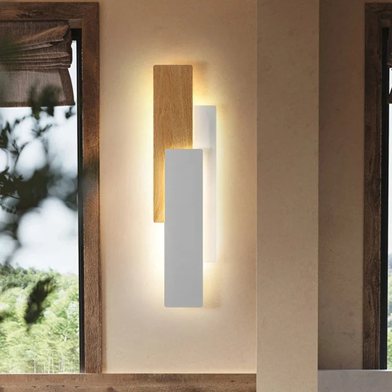 Axyaa Nordic LED Wall Lamp for Home, Bedroom, Living Room, Study - Creative Indoor Lighting