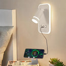 Axyaa LED USB Wall Spotlight for Bedroom Reading and Decor Lighting