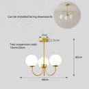 Axyaa Iron and Glass Pendant Lamp - Modern Luxury for Living, Bedroom, Dining Room