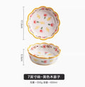 Axyaa 7-inch Ceramic Bowl Set for Baking, Steaming, & Serving Fruit Salad