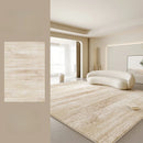 Axyaa Soft Cream Style Carpet Rug | Thick Washable Fluffy Mat for Living Room & Bedroom
