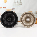 Axyaa Fluted Tube Cake Pan: Premium Heavy Duty Carbon Steel Baking Mold