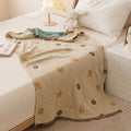 Axyaa Cotton Gauze Bath Towel Shawl & Travel Blanket 80x160cm