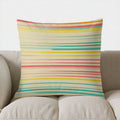 Axyaa Striped Pattern Throw Pillow Cover for Sofa, Bedroom, Car - Stylish Cushion Cover