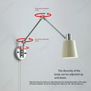Axyaa Retro LED Rocker Wall Lamp for Bedroom, Study, and Living Room Lighting