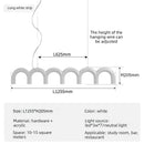 Axyaa LED U-Shaped Ceiling Chandelier for Modern Decor Lighting