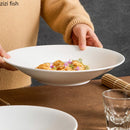 Axyaa Ceramic Vegetable Salad Plate Deep Soup Pasta Fruit Plates
