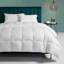 Axyaa Organic Cotton Queen Comforter, Feather Down, All Season, Queen Size