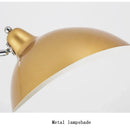 Axyaa Nordic Gold Metal Floor Lamp with Marble Base - Adjustable Length Lighting