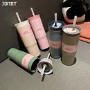 Axyaa Stainless Steel Thermal Tumbler 710ML Large Capacity Vacuum Flask Thermos Ice Cup