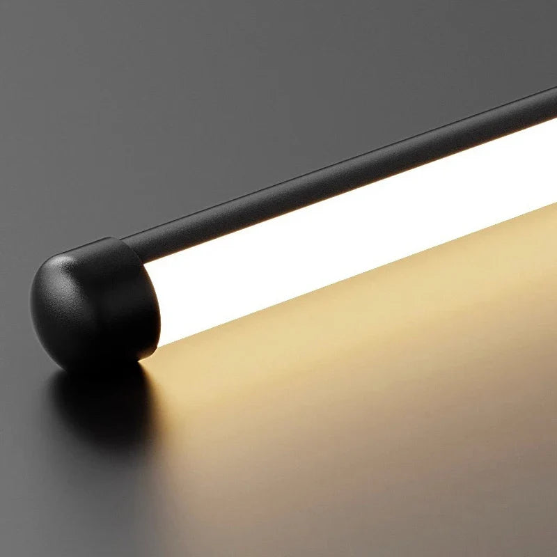 Axyaa Black Gold LED Wall Lamp Modern Strip Ceiling Light for Home Lighting