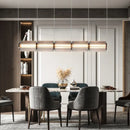 Axyaa Smoke Gray Glass Pendant Light - Nordic Design LED Hanging Lamp