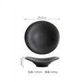 Axyaa Stone Patterned Ceramic Plate Set for Molecular Cuisine