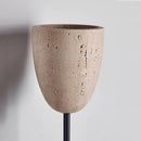 Axyaa Natural Stone LED Walnut Sconce Lamp