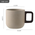 Axyaa Camellia Flower Coffee Cup and Saucers: Delicate Stoneware Latte Mug for Afternoon Tea