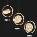 Axyaa Luxury Led Ceiling Chandeliers - Adjustable Hanging Wire for Home Indoor Lighting
