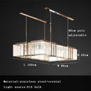 Axyaa Modern Crystal Pendant Light for Dining & Living Room