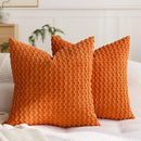 Axyaa Corduroy Solid Pillowcase Cojines Throw Cover Home Decor 30x50/40x40/45x45/50x50cm